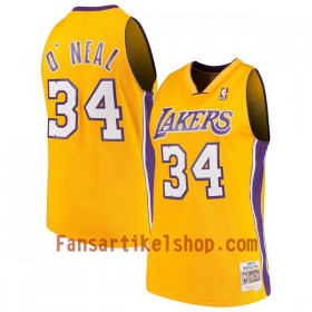 NBA Los Angeles Lakers Trikot Shaquille O`Neal 34 Hardwood Classics Gelb Swingman - Herren